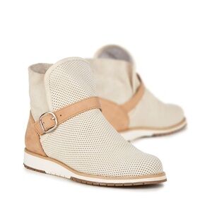 EMU Australia Lorne Slouchy Bootie Women’s Size 10 Beige Neutral Suede Pull On